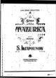 Thumbnail of First Page of Mazurka No.5, Op.21 sheet music by Lyapunov