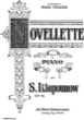 Thumbnail of First Page of Novellette, Op.18 sheet music by Lyapunov
