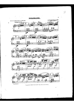 Thumbnail of first page of Polonaise, Op.53 piano sheet music PDF by Moscheles.