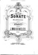 Thumbnail of First Page of Sonata Melancolique, Op.49 sheet music by Moscheles