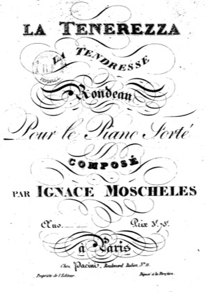Thumbnail of first page of La Tenerezza, Op.52 piano sheet music PDF by Moscheles.
