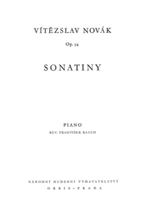 Thumbnail of first page of Sonatinas, Op.54 piano sheet music PDF by Novak.