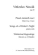Thumbnail of First Page of Songs of a Winter's Night, Op.30 sheet music by Novak
