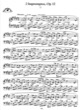 Thumbnail of First Page of 2 Impromptus, Op.12 sheet music by Scriabin