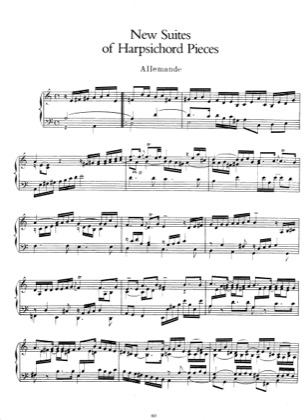 Thumbnail of first page of Nouvelles Suite de Pieces de Clavecin piano sheet music PDF by Rameau.
