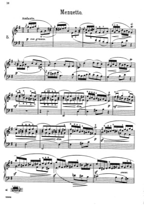 Thumbnail of first page of Pieces No. 5-8 piano sheet music PDF by Scarlatti.