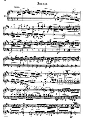 Thumbnail of first page of Pieces No. 13-15 piano sheet music PDF by Scarlatti.