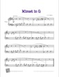Thumbnail of First Page of Minuet in G sheet music by Bach