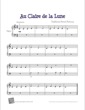 Thumbnail of First Page of Au Clair de la Lune sheet music by French Traditional
