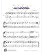 Thumbnail of First Page of Old MacDonald sheet music by Nursery Rhyme