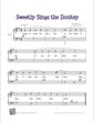Thumbnail of First Page of Sweetly Sings the Donkey sheet music by Kids