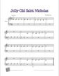 Thumbnail of First Page of Jolly Old Saint Nicholas sheet music by Christmas