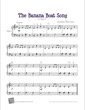 Thumbnail of First Page of Banana Boat Song sheet music by Kids