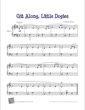 Thumbnail of First Page of Git Along, Little Dogies (Whoopie Ti Yi Yo) sheet music by Kids