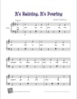 Thumbnail of First Page of It's Raining, It's Pouring sheet music by Kids