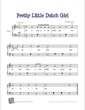 Thumbnail of First Page of Pretty Little Dutch Girl sheet music by Kids
