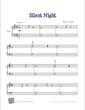 Thumbnail of First Page of Silent Night sheet music by Christmas