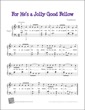 Thumbnail of First Page of For He's a Jolly Good Fellow sheet music by Traditional