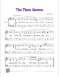 Thumbnail of First Page of The Three Ravens sheet music by Kids