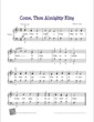 Thumbnail of First Page of Come, Thou All Mighty King sheet music by Kids