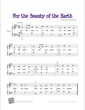 Thumbnail of First Page of For the Beauty of the Earth sheet music by Kids