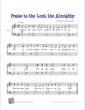 Thumbnail of First Page of Praise to the Lord, the Almighty sheet music by Kids