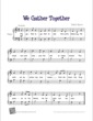 Thumbnail of First Page of We Gather Together sheet music by Kids