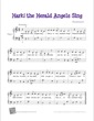 Thumbnail of First Page of Hark! The Herald Angels Sing (3) sheet music by Christmas