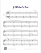 Thumbnail of First Page of A Winter's Eve sheet music by Christmas
