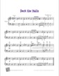 Thumbnail of First Page of Deck the Halls (2) sheet music by Christmas