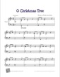 Thumbnail of First Page of O Christmas Tree sheet music by Christmas