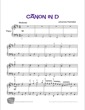 Thumbnail of First Page of Canon in D sheet music by Kids