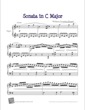 Thumbnail of First Page of Sonata in C Major, K. 545 sheet music by Mozart