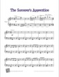 Thumbnail of First Page of The Sorcerer's Apprentice sheet music by Fantasia