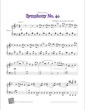 Thumbnail of First Page of Symphony No. 40 (Theme) sheet music by Mozart
