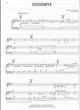 Thumbnail of First Page of Goodbye sheet music by Alicia Keys