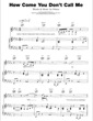 Thumbnail of First Page of How Come You Don't Call Me sheet music by Alicia Keys