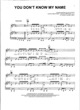 Thumbnail of First Page of You Don't Know My Name sheet music by Alicia Keys