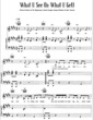 Thumbnail of First Page of What U See (Is What U Get) sheet music by Britney Spears