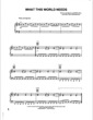 Thumbnail of First Page of What This World Needs sheet music by Casting Crowns