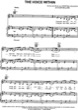 Thumbnail of First Page of The Voice Within sheet music by Christina Aguilera