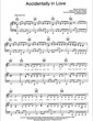 Thumbnail of First Page of Accidentally In Love sheet music by Counting Crows