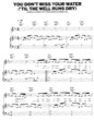 Thumbnail of First Page of You Don't Miss Your Water sheet music by Craig David