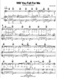 Thumbnail of First Page of Will You Fall For Me sheet music by Delta Goodrem