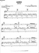 Thumbnail of First Page of Hero sheet music by Enrique Iglesias