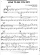 Thumbnail of First Page of Love To See You Cry sheet music by Enrique Iglesias