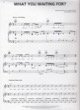 Thumbnail of First Page of What You Waiting For sheet music by Gwen Stefani