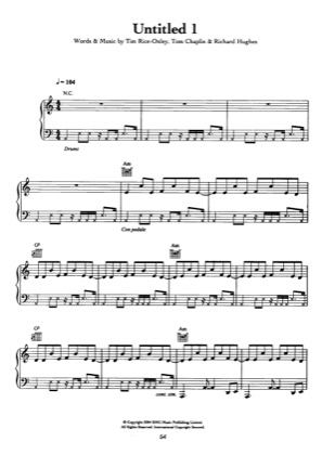 Thumbnail of first page of This Is the Last Time piano sheet music PDF by Keane.