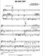 Thumbnail of First Page of No Way Out sheet music by LeAnn Rimes