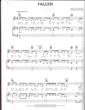 Thumbnail of First Page of Fallen sheet music by Sarah McLachlan